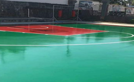 楚雄篮球场翻新地面